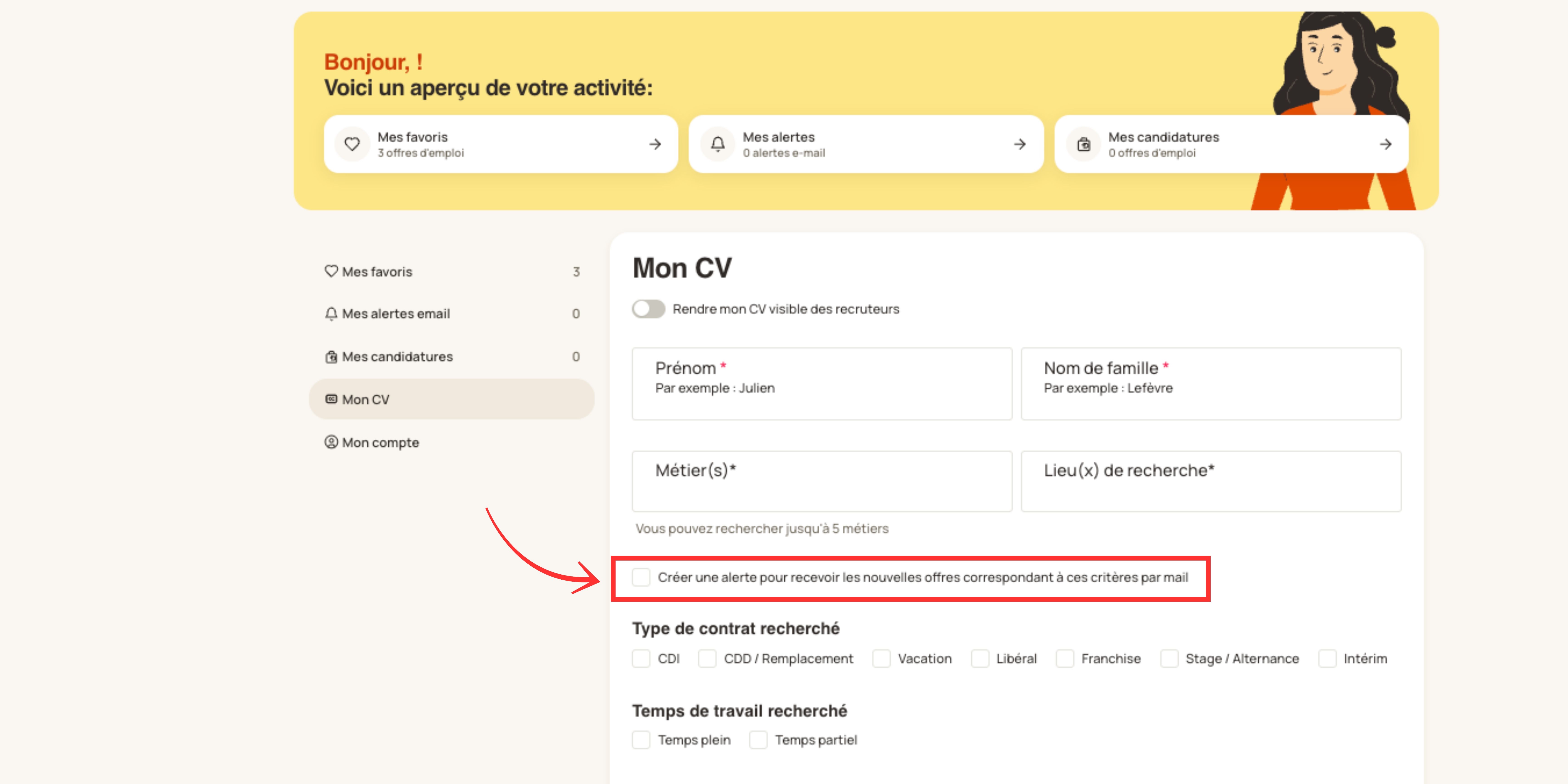alertes email staffsante