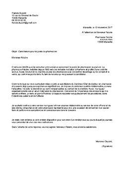 Lettre de motivation pharmacien pdf